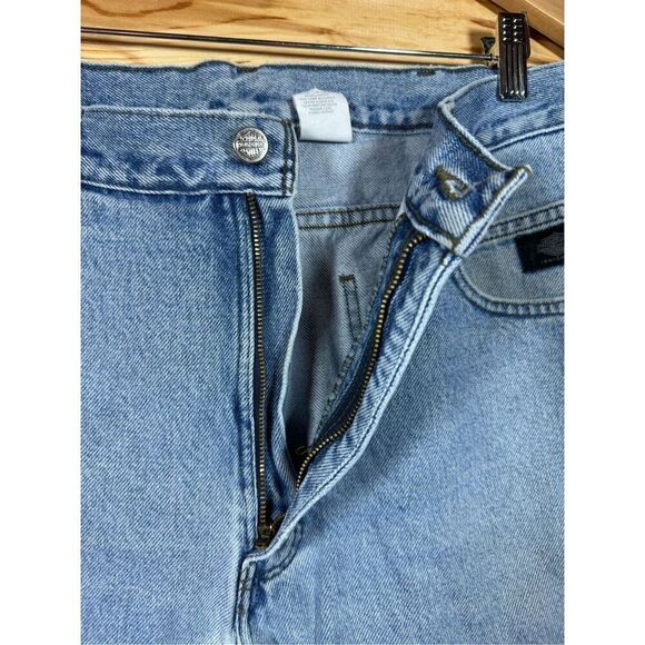 Harley-Davidson Vintage Men's Light Blue Relaxed Fit Jeans Size 36 Inseam 30 - Picture 4 of 14